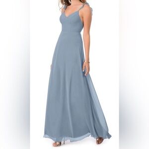 Azazie Everlee Dress in Taupe